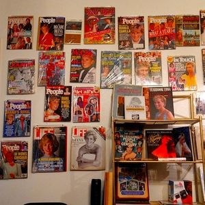 Princess Diana magazines and books